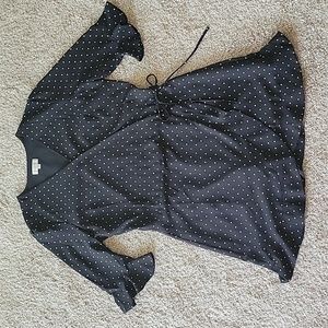 Loft / size 12 / faux wrap dress / hidden shorts underneath